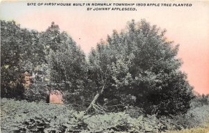 J34/ Norwalk Township Ohio Postcard c1910 Johnny Appleseed Apple Tree 258