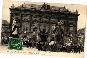 CPA CALAIS - Les geants a l'hotel de ville (196196)