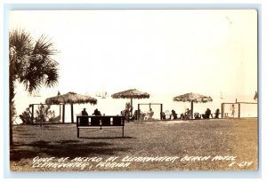 Beach Hotel Clearwater FL Florida Real Photo RPPC Postcard (FH10)