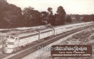 Vista Dome Zephyrs, Chicago, Illinois, IL USA Trains, Railroads Unused 