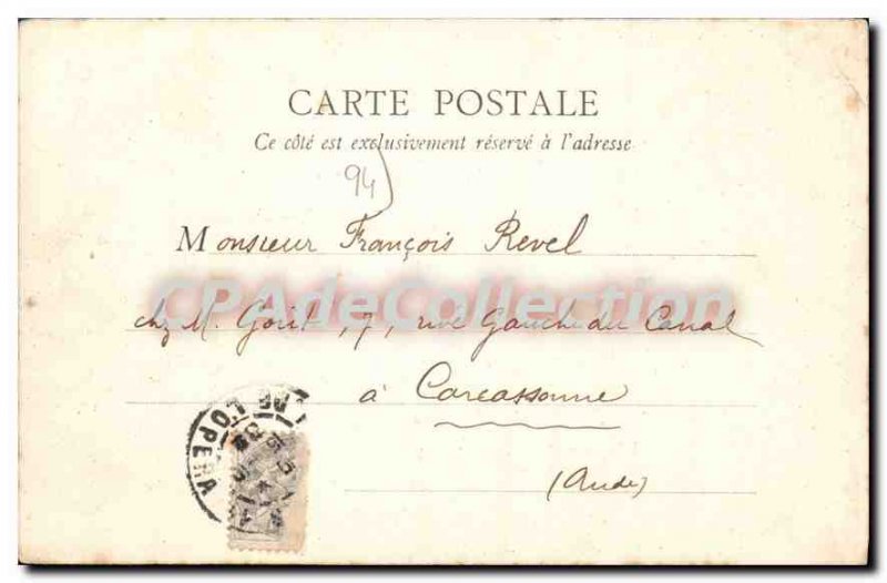 Postcard The Old Marne Tower joinville has Champigny