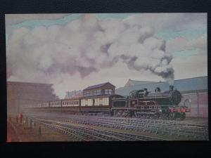 London & North Western Railway LOCO CLAUGHTON at Carlisle Station - Old Postcard