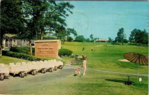 SC, South Carolina  SHAW AIR FORCE BASE GOLF CLUB Course~Carts~Golfers  Postcard