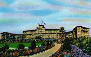 USA California Pasadena The Huntington-Sheraton Hotel Vintage Postcard C224
