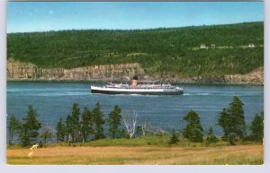 CPR Ferry Princess Helene Between St John NB & Digby NS, Vintage Chrome Postcard