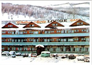 Park City, UT Utah  CHATEAU APRES LODGE  Ski Resort Motel & Cafe 4X6 Postcard