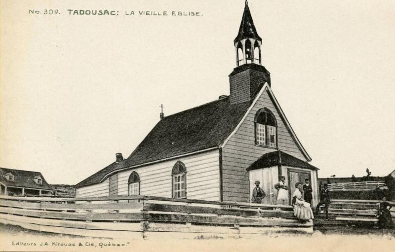 Canada - Quebec. Tadousac. The Village Church