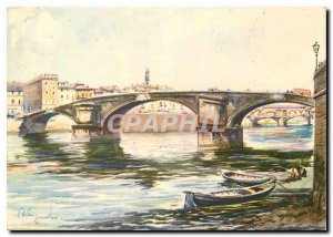 Postcard Modern Bridge Firenze S Trinite