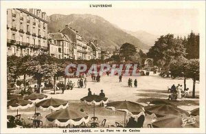 Old Postcard Auvergne Mont Dore Park saw Casino