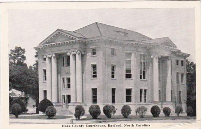 North Carolina Raeford Hoke County Court House