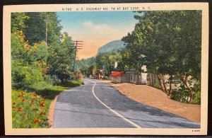 Vintage Postcard 1930-1945 U.S. Highway 74, Bat Cave, North Carolina (NC)