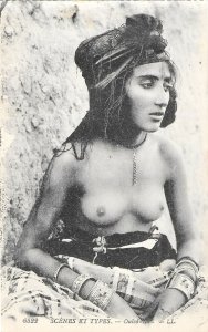 ALGERIA ETHNIC NUDE YOUNG WOMAN OULED NAIL NAKED BREASTS