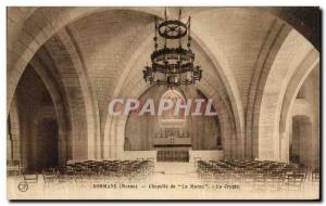 Old Postcard Dormans Marne Chapel Crypt