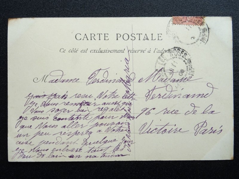 France Sotteville Sur Mer UNE CHAUMIERE c1905 Postcard