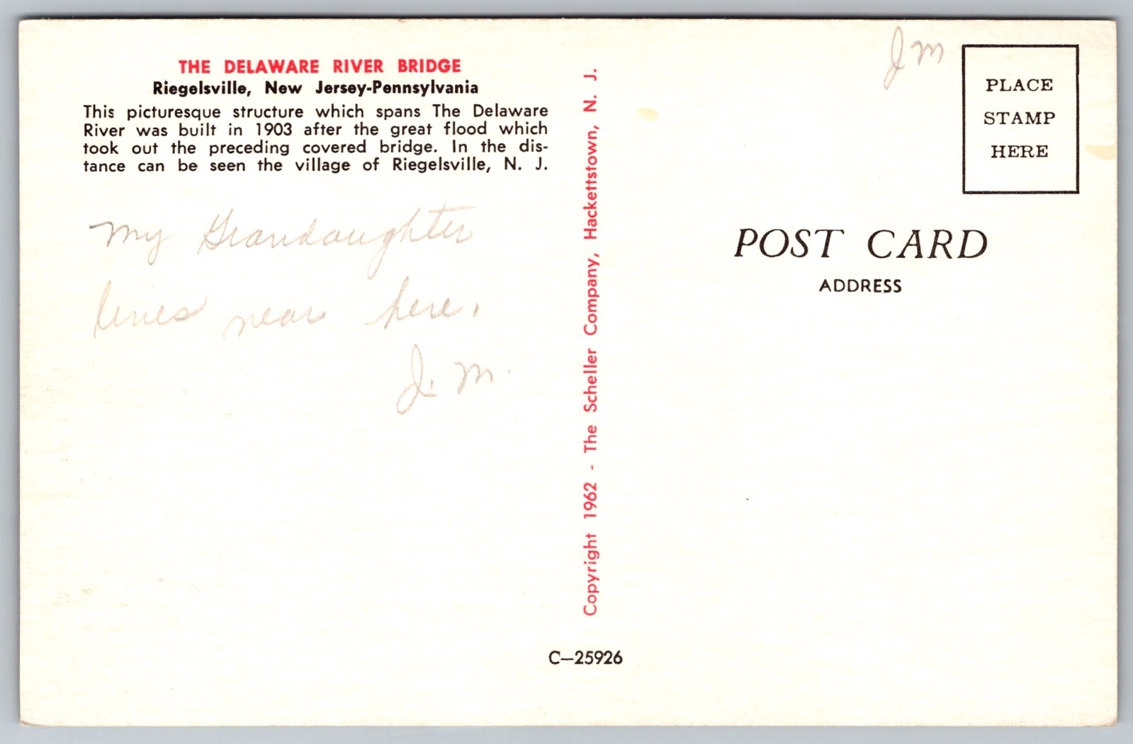 Riegelsville New Jersey Pennsylvania Delaware River Bridge Chrome WOB