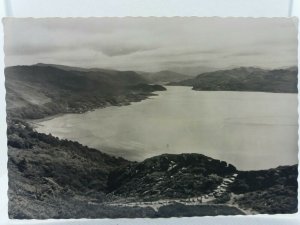 Vintage RP Postcard Barmouth Panoramic View North Wales Real Photo Panorama