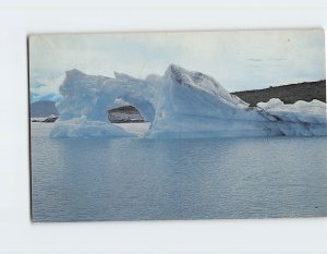 Postcard Icebergs are viewed along the cruise boat route through Glacier Bay, AK