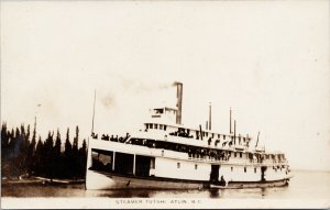 SS 'Tutshi' Atlin BC British Columbia Steamer Unused Real Photo Postcard G55