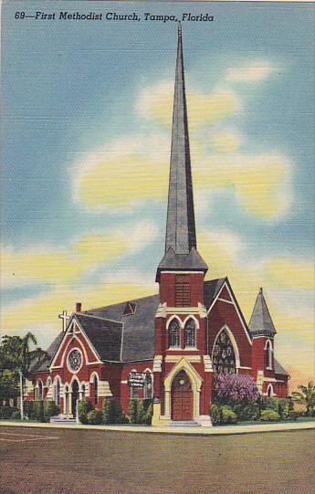 First Methodist Church Tampa Florida Curteich