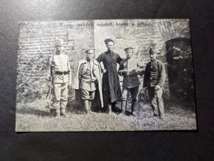 Mint Russia RPPC Postcard Russian WWI Soldiers Military