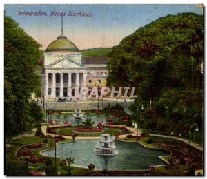 Old Postcard Neues Kurhaus Wiesbaden
