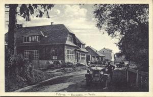 ukraine, VOLOVEC VOLÓC Воловец, Street Scene with Old Car (1910s) I