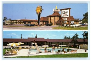 Quality Inn  Clark's Motor Court Motel Santee SC South Carolina Postcard (EA11)