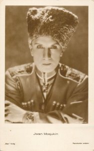 Cinema movie film star actor Jwan Mosjukin postcard