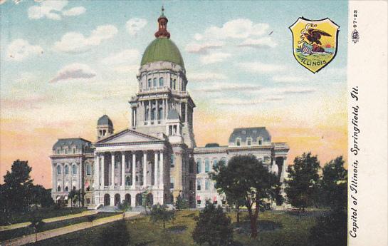 State Capitol Building Springfield Illinois 1908