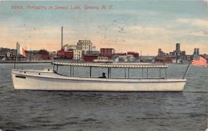 GENEVA NEW YORK CRUISE BOAT PORTADORA ON SENECA LAKE~CALVIN KING POSTCARD 1912