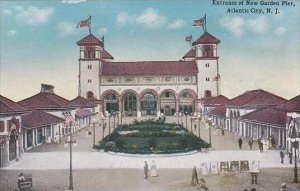 New Jersey Atlantic City Entrance Of New Garden Pier