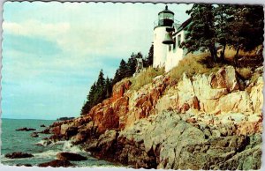 Postcard LIGHTHOUSE SCENE Mckinley Maine ME AL9522