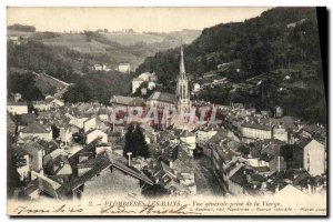 Old Postcard Plombieres Les Bains Vue Generale Taking the Virgin