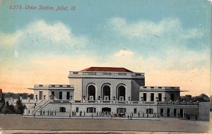 Union Station Joliet, Ill, USA Illinois Train 1912 