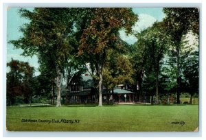 1910 Club House, Country Club, Albany, New York NY Antique Posted Postcard 