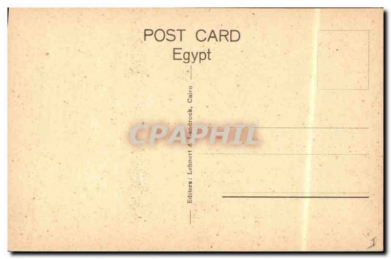 Old Postcard Egypt Egypt Edfu The Temple of Horus