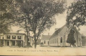 Palmer MA Church c1910 Postcard