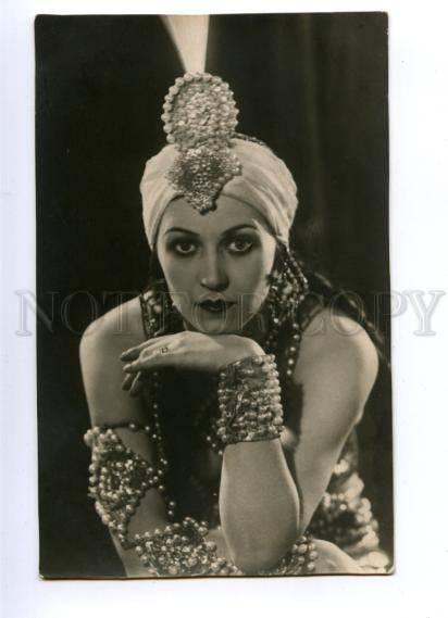 151107 VECHESLOVA Russia BALLET Dancer BELLY DANCER old PHOTO