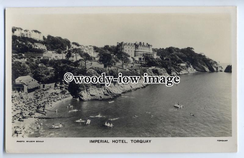 tp9113 - Devon - The Imperial Hotel from across the Bay, at Torquay - postcard 