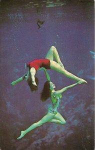 Beautiful Woman, Swimsuit, Weeki Wachee FL Living Mermaids, Underwater Ballet 2