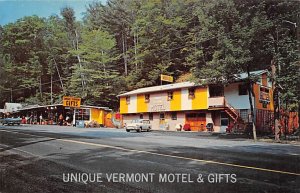 Unique Vermont Motel & Gifts Route 9, Vermont USA Roadside Gift Shops Unused 