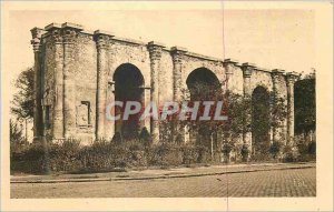 Old Postcard The City resurgent Reims Porte Mars Old Roman Gate Galio