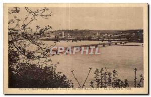 Old Postcard Champtoceaux (m and L) and Oudon (Loire Inf) the Loire and the B...