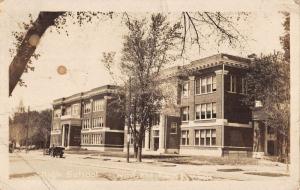 Winfield Kansas High School Real Photo Antique Postcard K96356