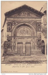 Perugia, Chiesa dei Santi Andrea e Bernardino (Agostino di Ant. Ducci 1461) U...