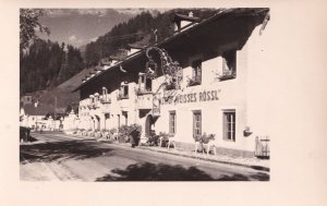 Weisses Rossl Gasthof Real Photo Austria Postcard