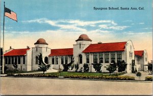 Postcard Spurgeon School in Santa Ana, California~2346