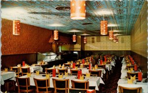 Vancouver BC Rickshaw Chinese Food No 4 Restaurant  820 W. Broadway Postcard F94