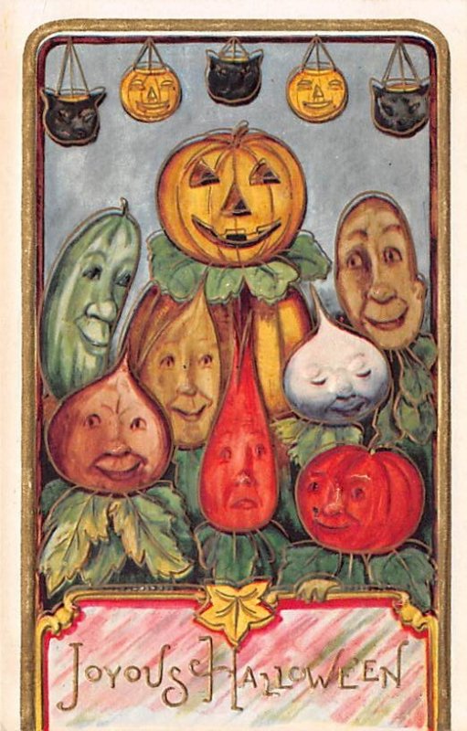 Vegetable Faces Halloween View Images