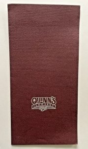 Vintage 80s Quinn's Fish Market & Bar Restaurant Menu Seattle Washington